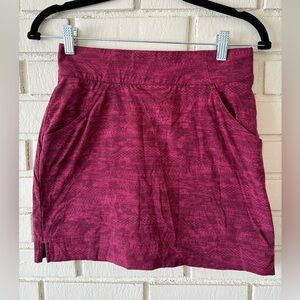 Columbia Pink Athletic Mini Skirt | Size Small